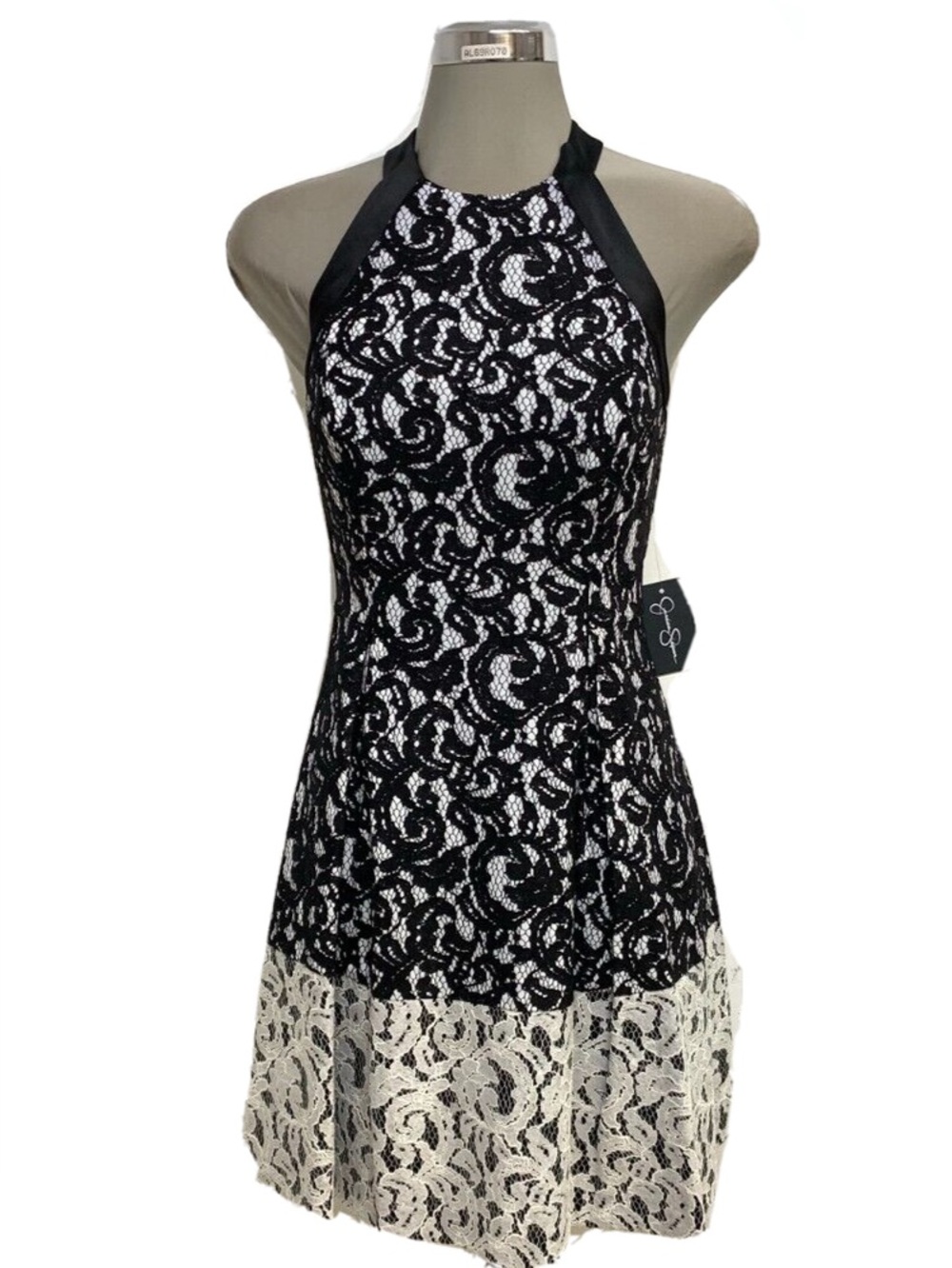 Jessica Simpson Black Satin Dress, NWTO